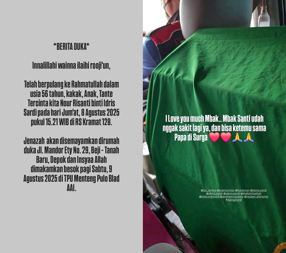 Lukman Sardi Bawa Kabar Duka Sang Kakak Meninggal Dunia [Instagram]